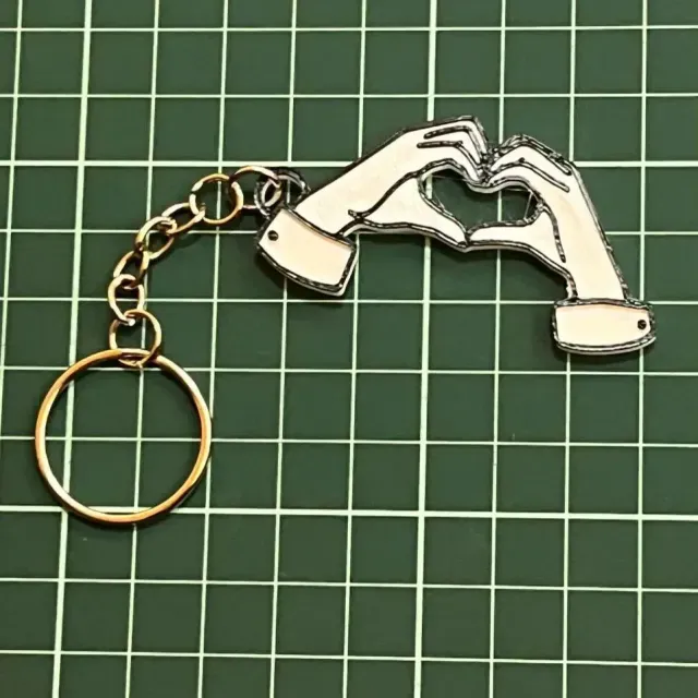 Keychain Love Hands