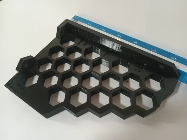 Heavy Duty Shelf Riser and Bracket - Hexagon Tech Style — Image 4 of 7