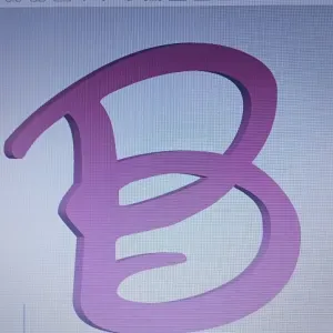 Disney-style Letter B for Event Phrases