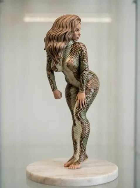 The Viper's Pose - Reptilian Model Figurine