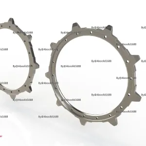 Tiger II (King Tiger) Drive Sprocket Gear Ring.(STL-1)