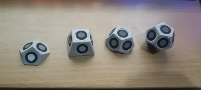 Industrial 3D Scanning Smart Targets - 4 Pcs Kit Magnetic — Image 2 of 7