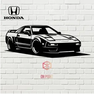HONDA NSX VINTAGE - 2D WALL ART #1