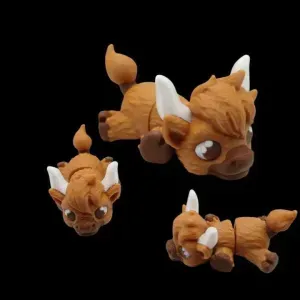 3D Tiny's Highland Cow
