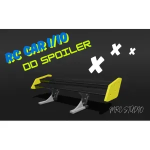 RC DRIFT CAR 1:10 DOUBLE DECK WING GT SPOILER