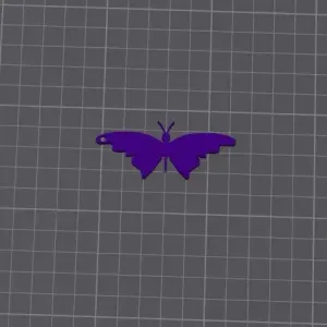 Butterfly keychain