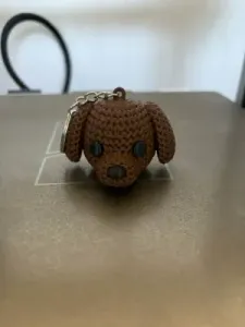 Cute Dog Keychain – Mini Puppy 3D Print Model