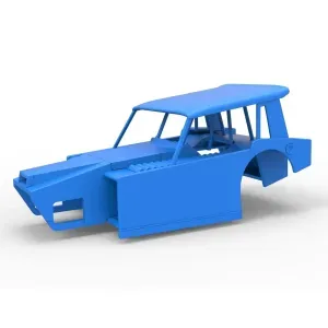 Shell of Vintage Dirt Modified stock car V6 Scale 1:25