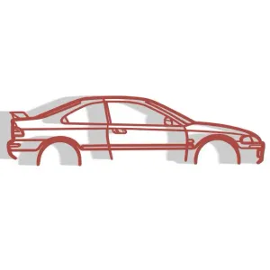 Honda Civic EG - Silhouette Wall Decoration