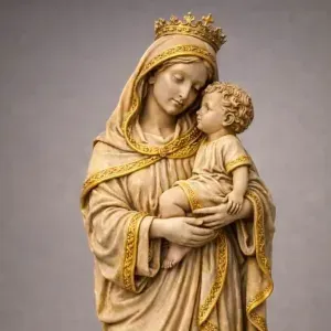 Saint Mary and Jesus
