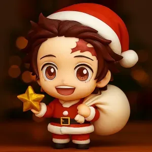 Christmas Chibi Tanjiro Kamado