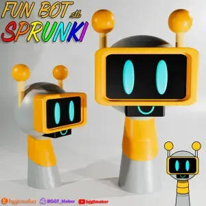 FUN BOT SPRUNKI INCREDIBOX ROBOT | Sprunki 3D Model STL Fan