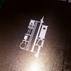 H0 1:87 Railway Signal Kit Card for Model Railroads