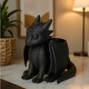 Toothless Planter – Cute Dragon Flower Pot