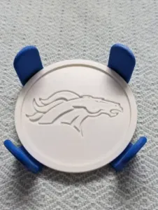 Denver Broncos Coaster w/holder (holds 6)