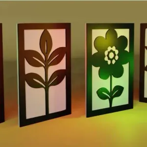 4 flowers