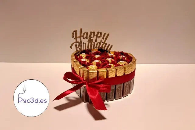 HAPPY BIRTHDAY CAKE TOPPER — Фото 2 из 4