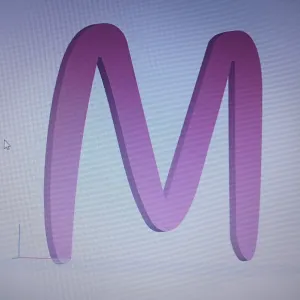 Disney-style letter M for event phrases