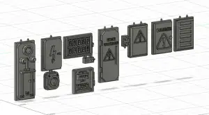 1/18 ENSEMBLE DE MODULE ELECTRIQUE / ELECTRICAL MODULE KIT