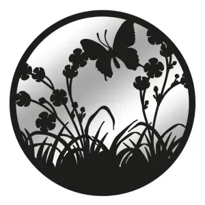butterfly curcle wall art