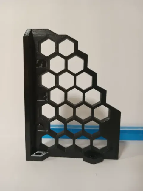 Heavy Duty Shelf Riser and Bracket - Hexagon Tech Style — Image 3 of 7