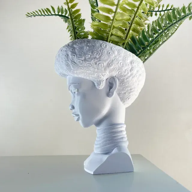 AFRO GIRL PLANTER/ NO SUPPORTS-NO RAFTS — Фото 5 из 9