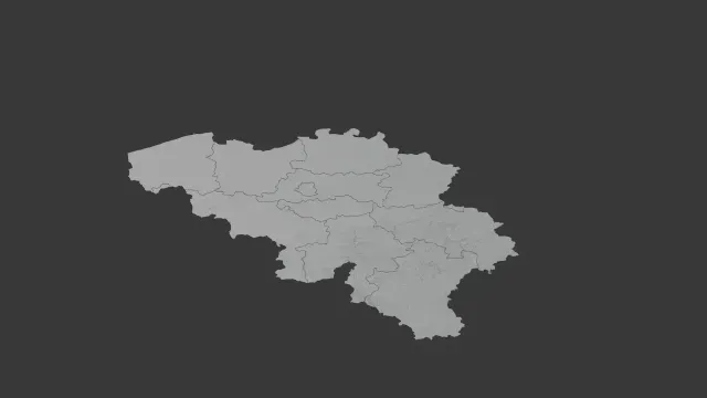 Provinces of Belgium. 3D Map puzzle (11 pieces) — Фото 2 из 3