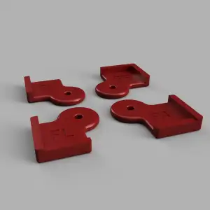 Build Plate Corner Stops for Easy Alignment - Ender 3 S1 Pro