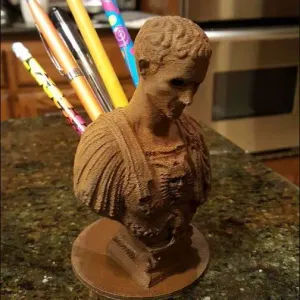 Julius Caesar pencil holder