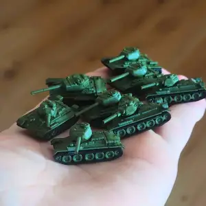 Tiny T34 Soviet medium tanks