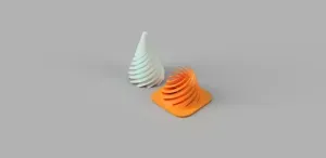 Traffic Cone Spiral Fidget