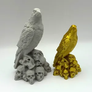 Raven on Throne of Skulls