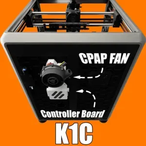 Cpap Fan Mount Creality K1 WS7040