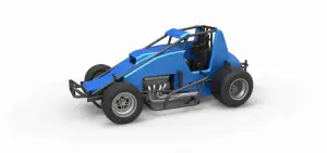 Diecast Sprint car Scale 1 to 25