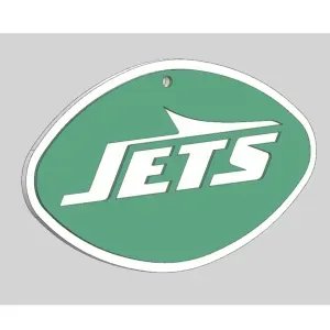 New York Jets. Designed in layers to enable color printing
