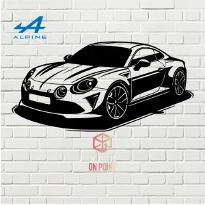 ALPINE A110 - 2D WALL ART #2