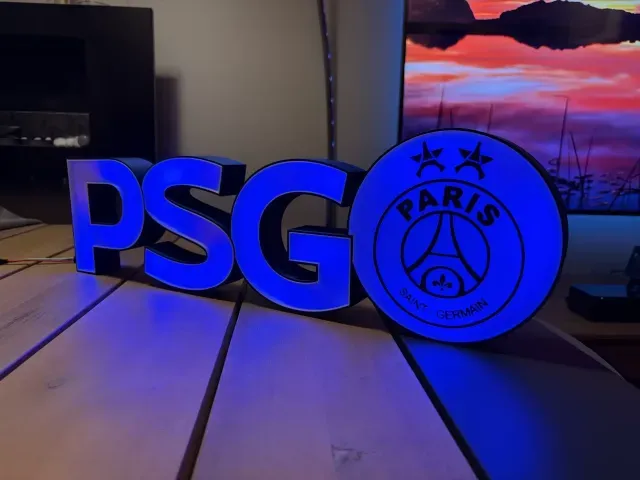 PSG 2026 LED Lamp Paris Saint-Germain — Image 4 of 9