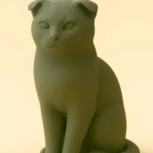scottish Fold cat miniature