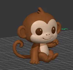 Cute Baby Monkey Figurine – Noah0x03