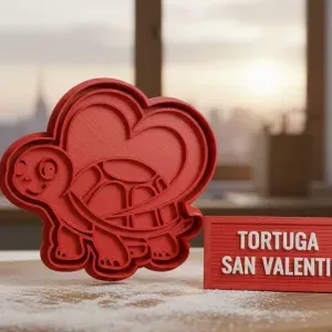 tortuga cookie cutter san valentin