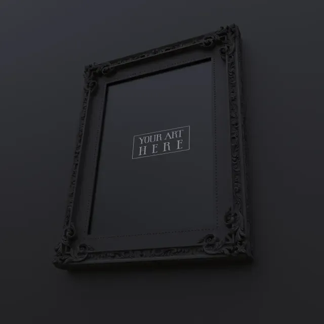 A4 Frame Baroque Gothic n.7