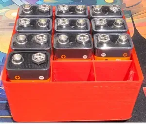 Gridfinity 9 Volt Battery Holder - 2x2