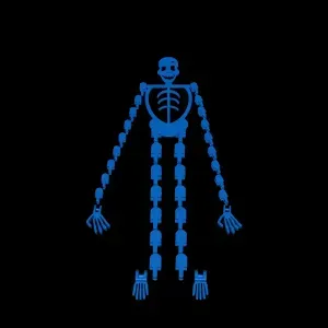 FLEXY SKELETON TOY, Mobile Holder
