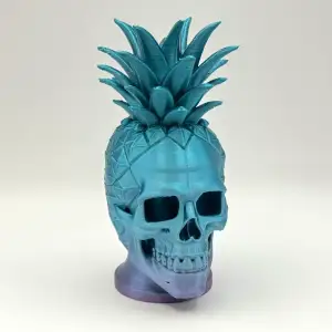Pineapple Skull Decoration