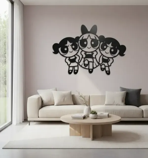 Cute Super Trio – Chibi Hero Silhouette — Image 3 of 4