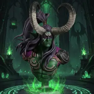 Illidan Stormrage bust