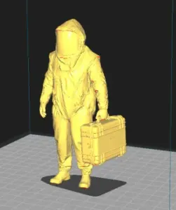 Async Hazmat Suit Miniature (The Backrooms)