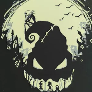 Hueforge Jack Skellington pensando