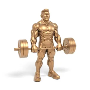 Muscular man figure