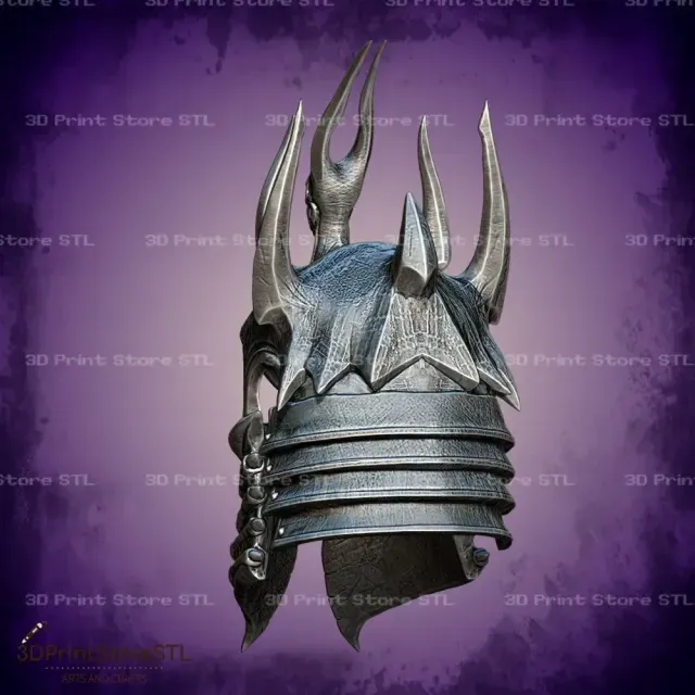 Lich King Helmet Cosplay World Of Warcraft - STL File — Фото 5 из 9